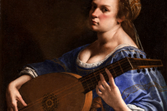 Artemisia Gentileschi / Артемизия Джентилески (1593-1653) - Autoritratto come suonatrice di liuto / Автопортрет в образе лютнистки (1615-1617)